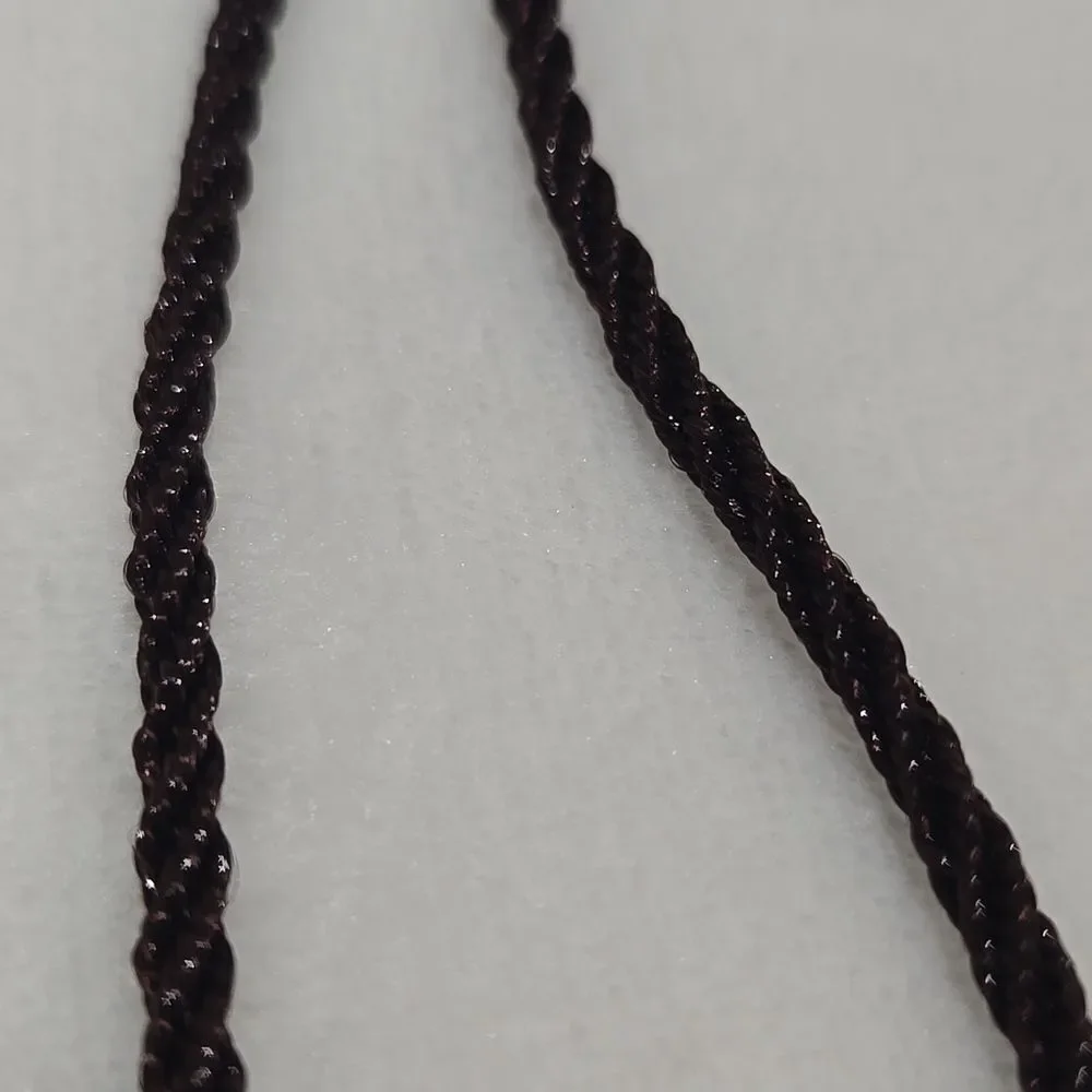 Elegant Floral Glass Pendant Necklace